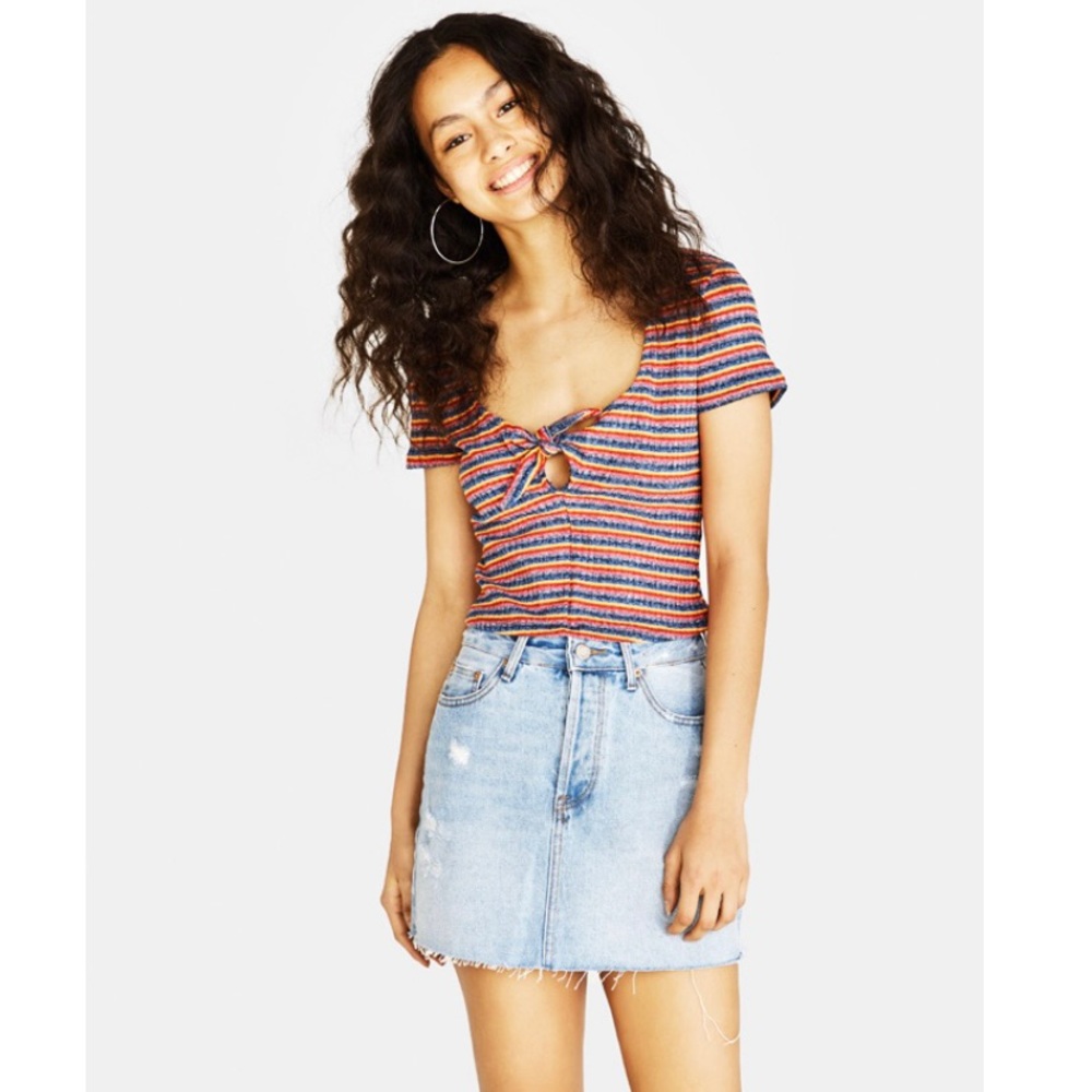 Bershka Denim Vintage Skirt